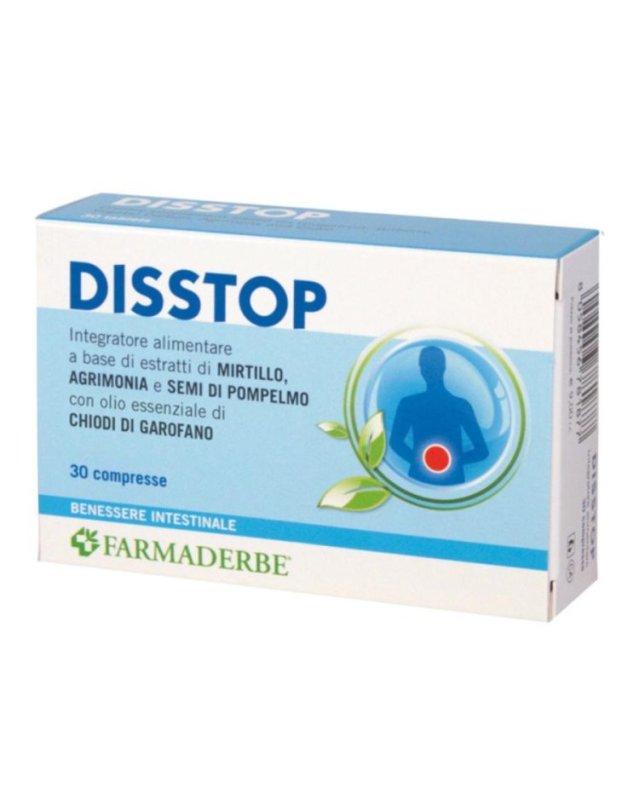 Disstop 30 Compresse &ndash; Digestione e Benessere Intestinale