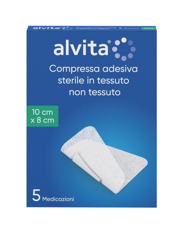 Garza Compressa Adesiva Sterile TNT 5 pz – Protezione Ferite e Medicazione Garza Compressa Adesiva Sterile TNT 5 pz – Protezione Ferite e Medicazione