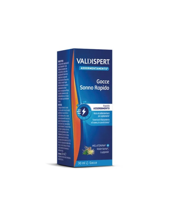 Gocce Sonno Rapido 30 ml &ndash; Melatonina Valeriana per Dormire