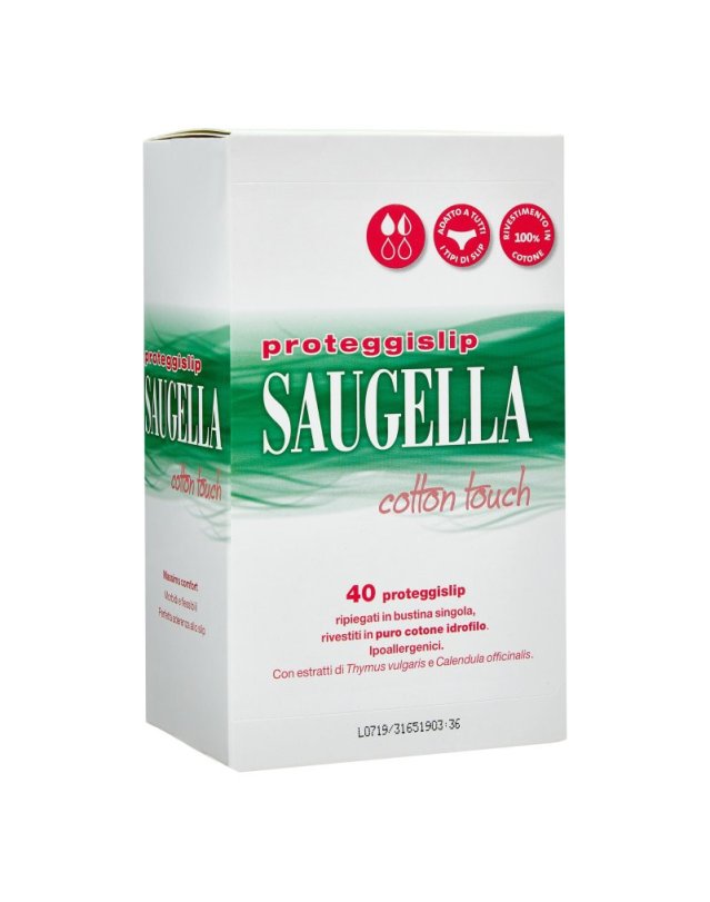 Proteggislip Saugella Cotton Touch 40pz - Ipoallergenici e Traspiranti Proteggislip Saugella Cotton Touch 40pz - Ipoallergenici e Traspiranti