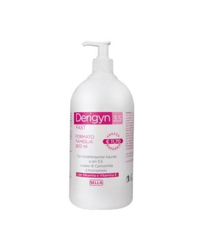 Derigyn Fast 900 ml, Detergente Intimo Delicato per Igiene Quotidiana Derigyn Fast 900 ml, Detergente Intimo Delicato per Igiene Quotidiana