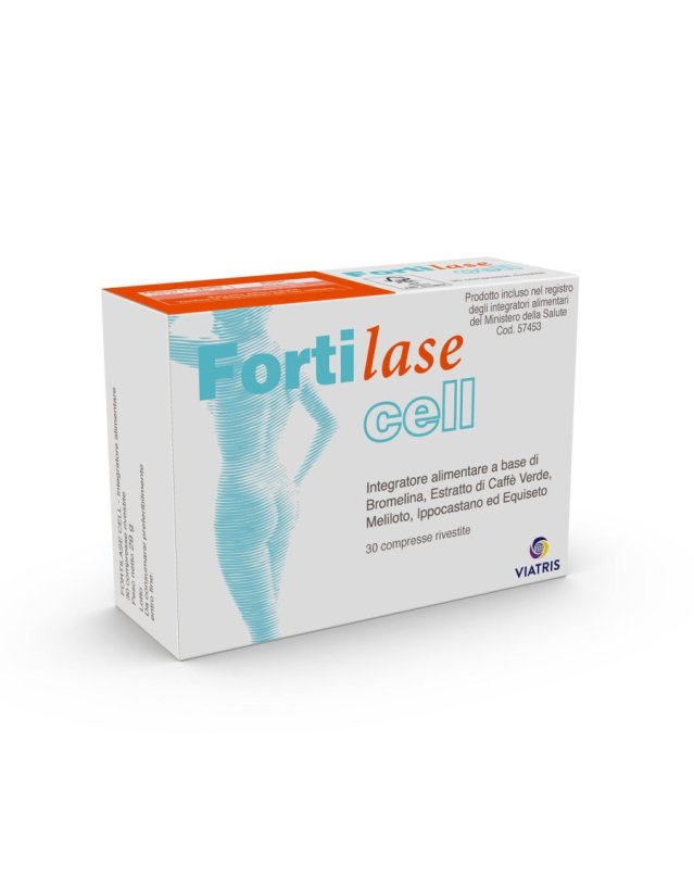 Fortilase Cell 30 compresse - Drenaggio dei Liquidi e Microcircolo
