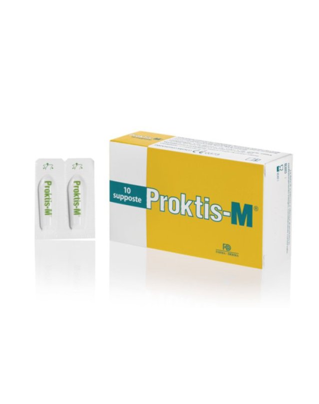 Proktis-M 10 Supposte 2g &ndash; Emorroidi e Ragadi Anali