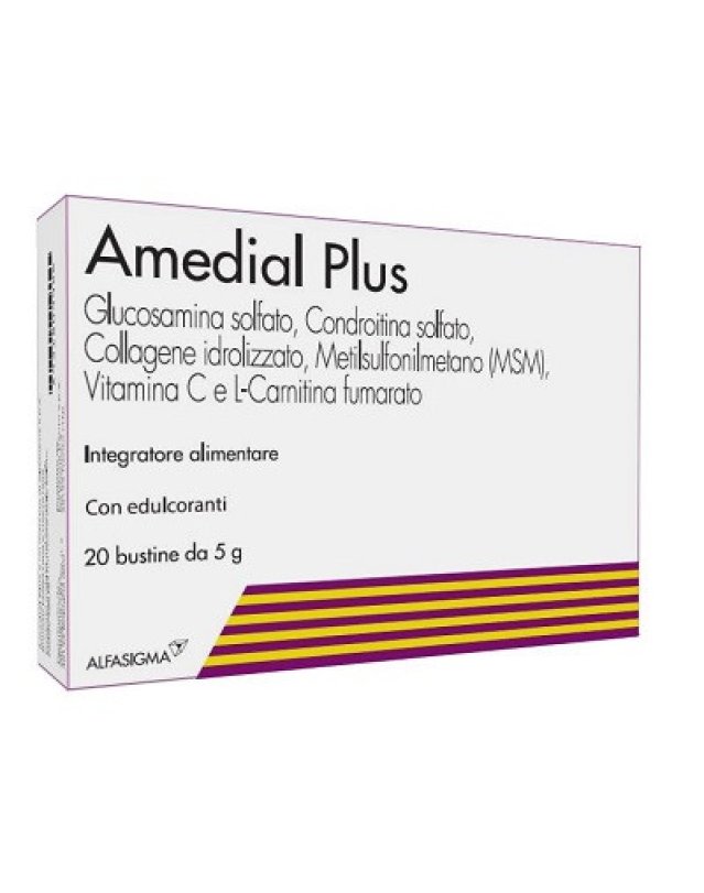 Amedial Plus Integratore Ossa e Cartilagini 20 Bustine