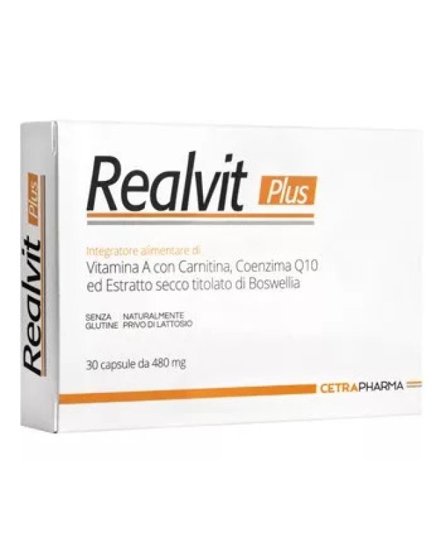 Realvit Plus 30 Capsule per Energia e Metabolismo