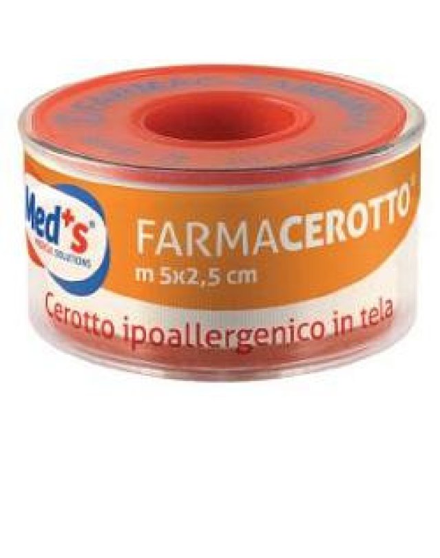 Cerotto in Tela Meds 500x2,5cm - Ipoallergenico per Medicazione