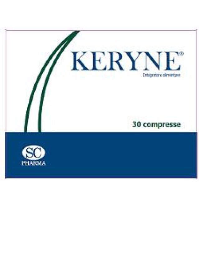 SC Pharma Keryne Integratore Rilassamento e Controllo Fame - 30 Compresse
