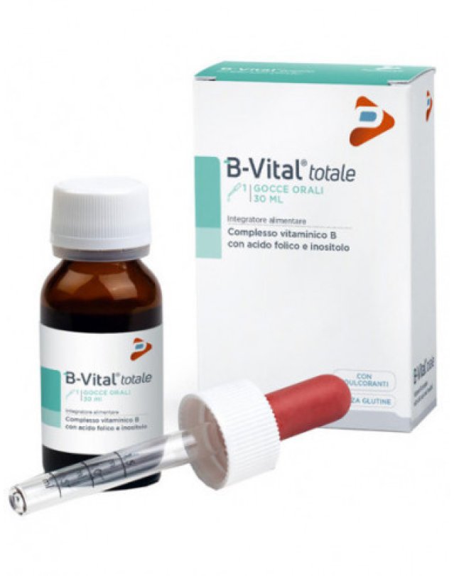 B-Vital Totale Gocce 30 ml - Integratore Vitamine B e Gravidanza B-Vital Totale Gocce 30 ml - Integratore Vitamine B e Gravidanza