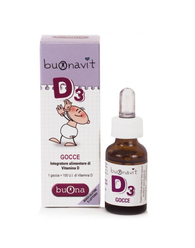 Vitamina D3 Gocce 12 ml - Supporto Sistema Immunitario Vitamina D3 Gocce 12 ml - Supporto Sistema Immunitario