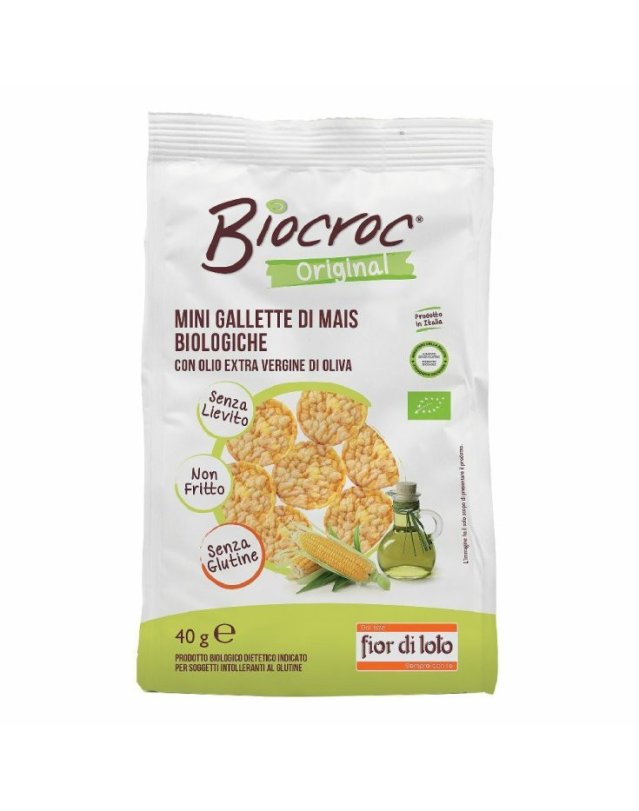 Mini Gallette di Mais Bio 40g Senza Glutine Spuntino Leggero