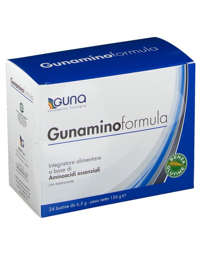 Gunamino Formula 24 Bustine &ndash; Aminoacidi Essenziali per Muscoli