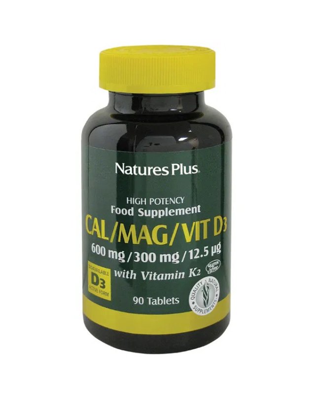 Calcio Magnesio Vitamina D3 K2 90 compresse - Ossa Sane