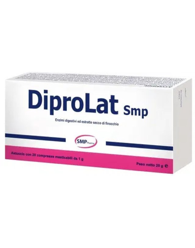 Diprolat Smp 20 Compresse Masticabile - Digestione e Gonfiore