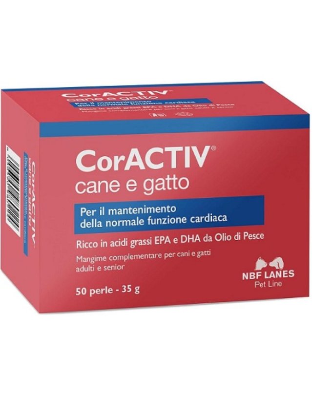 Coractiv 50 Perle Omega-3 – Cuore Cani e Gatti Coractiv 50 Perle Omega-3 – Cuore Cani e Gatti