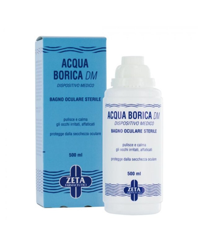 Acqua Borica Bagno Oculare Sterile 500 ml – Lenitiva e Calmante Acqua Borica Bagno Oculare Sterile 500 ml – Lenitiva e Calmante