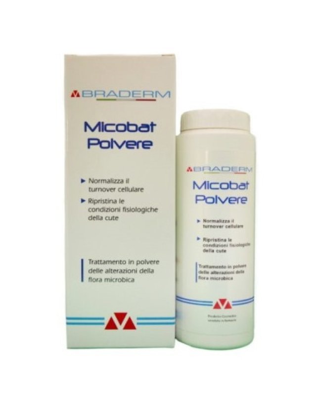 Micobat Polvere 75g - Riequilibrio Pelle e Prevenzione Irritazioni Micobat Polvere 75g - Riequilibrio Pelle e Prevenzione Irritazioni