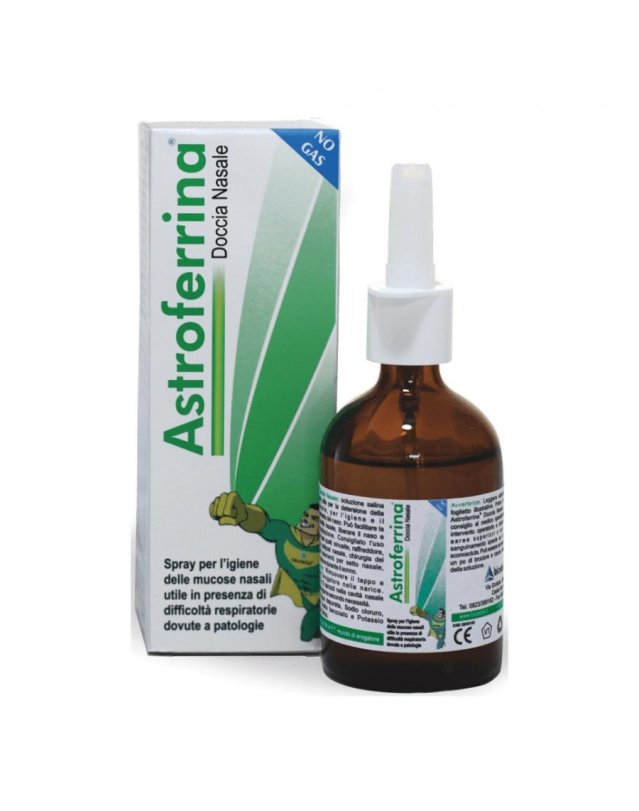 Astroferrina Doccia Nasale 100ml - Igiene Nasale e Respirazione Astroferrina Doccia Nasale 100ml - Igiene Nasale e Respirazione