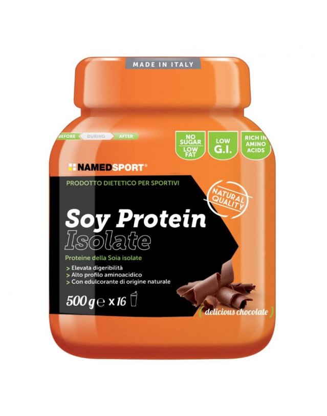 Soy Protein Isolate Cioccolato 500g &ndash; Massa Muscolare Vegan