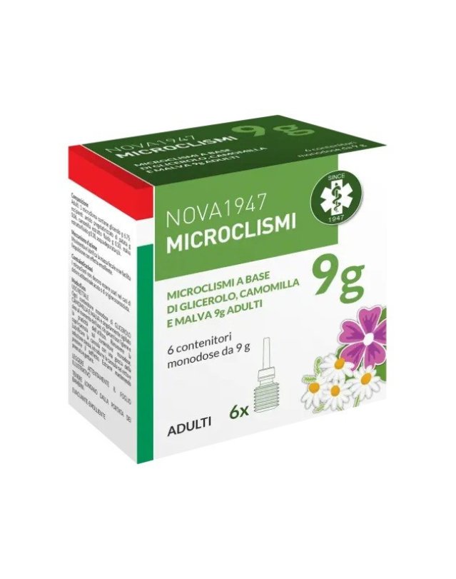 Microclismi Adulti 6 Pz Nova1947 - Sollievo Intestinale Rapido