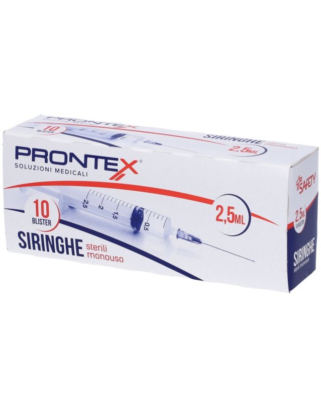 Siringhe Sterili Monouso 2,5 ml con Ago – Uso Medico 10 Pezzi Siringhe Sterili Monouso 2,5 ml con Ago – Uso Medico 10 Pezzi