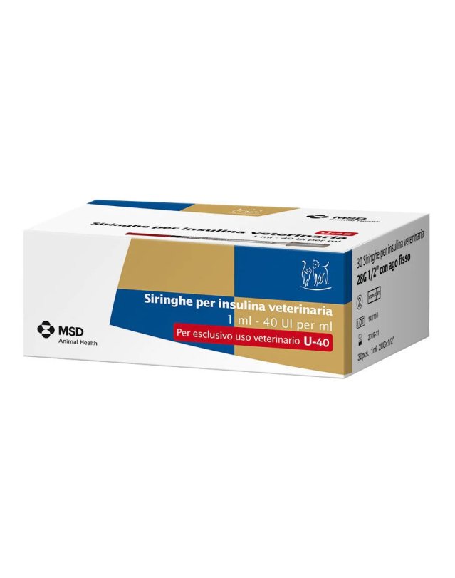 Siringhe Insulina Veterinaria 30 pz 40 UI/ml – Cani e Gatti Siringhe Insulina Veterinaria 30 pz 40 UI/ml – Cani e Gatti