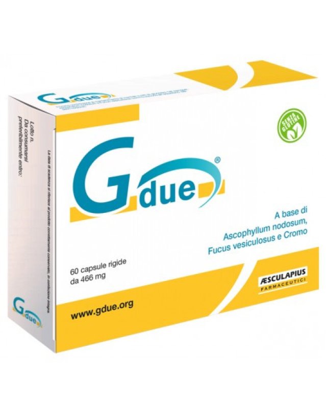 Gdue 60 Capsule - Controllo Glucosio e Peso Corporeo Gdue 60 Capsule - Controllo Glucosio e Peso Corporeo