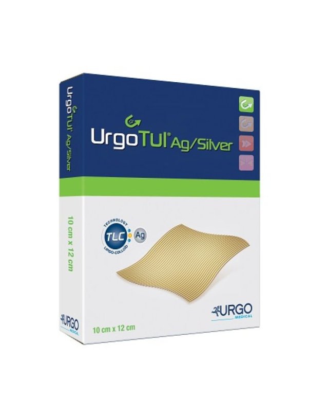 Medicazione Sterile Ag/Silver 10x12cm - Antibatterica, 5 Pezzi Medicazione Sterile Ag/Silver 10x12cm - Antibatterica, 5 Pezzi