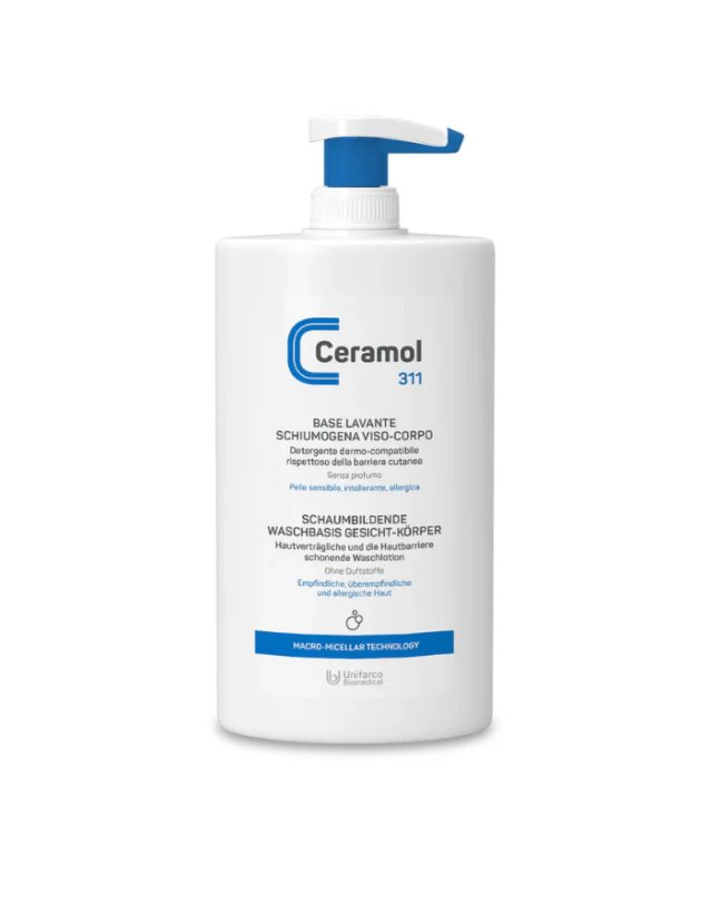 Base Lavante Schiumogena Ceramol 400ml - Pelle Sensibile