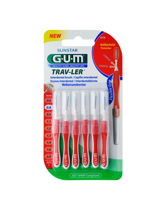 Trav-Ler 0,8 Scovolino 4+2 pz - Antiplacca e Igiene Orale