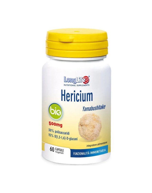 Hericium Bio LongLife 60 Capsule - Supporto Sistema Immunitario