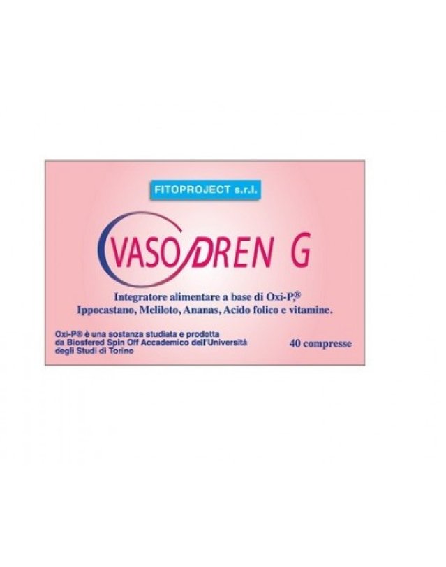 Vasodren G 40 compresse - Microcircolo e Gambe Pesanti