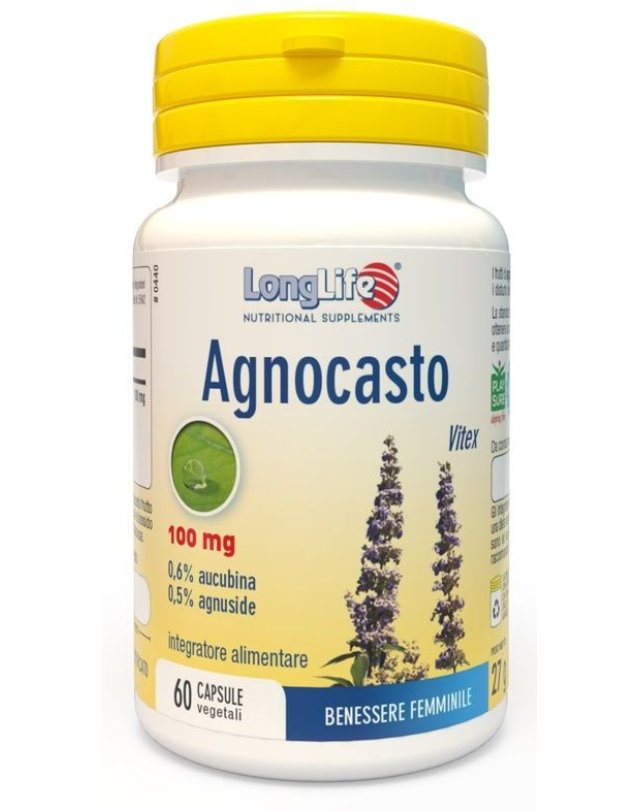 Agnocasto 100mg 60 Capsule Vegetali – Ciclo Mestruale e Benessere Femminile Agnocasto 100mg 60 Capsule Vegetali – Ciclo Mestruale e Benessere Femminile