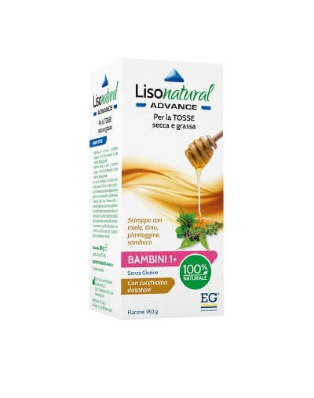 Lisonatural Advance Bambini 180g – Sciroppo Tosse Secca e Grassa Lisonatural Advance Bambini 180g – Sciroppo Tosse Secca e Grassa