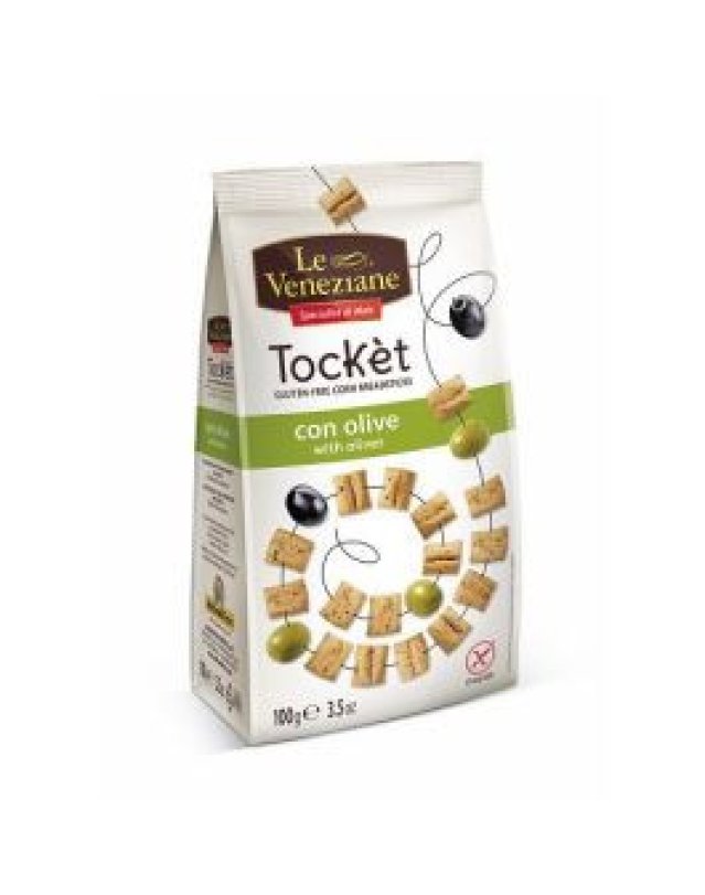 Mini Grissini Tock&egrave;t con Olive 100g Senza Glutine