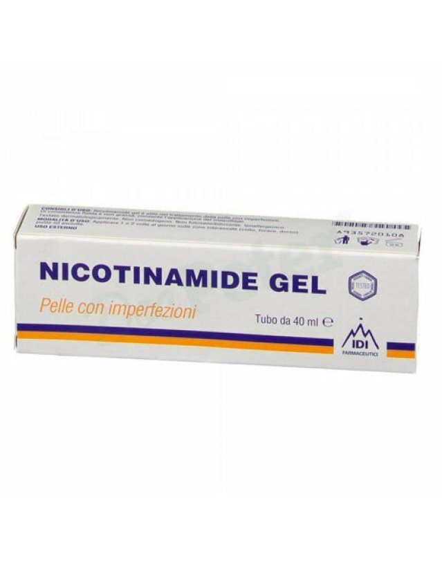 Nicotinamide Gel IDI 40ml - Trattamento Acne e Imperfezioni Nicotinamide Gel IDI 40ml - Trattamento Acne e Imperfezioni
