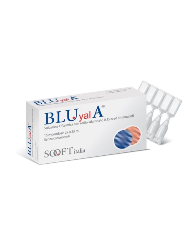 Bluyal A Monodose 15 flaconcini - Collirio per Secchezza Oculare Bluyal A Monodose 15 flaconcini - Collirio per Secchezza Oculare
