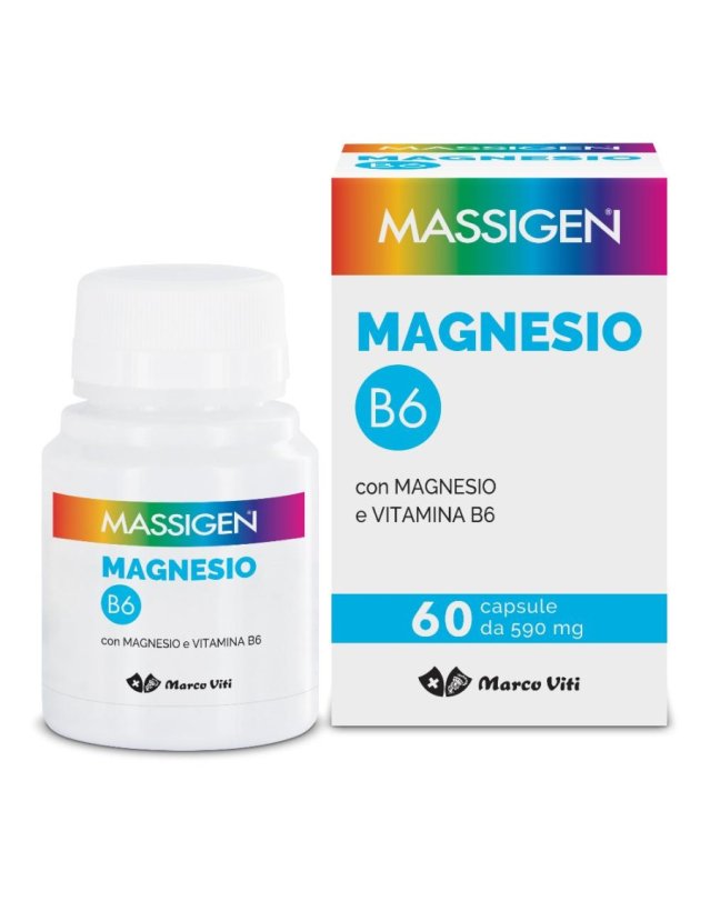 Magnesio B6 60 Capsule - Funzione Nervosa e Metabolismo