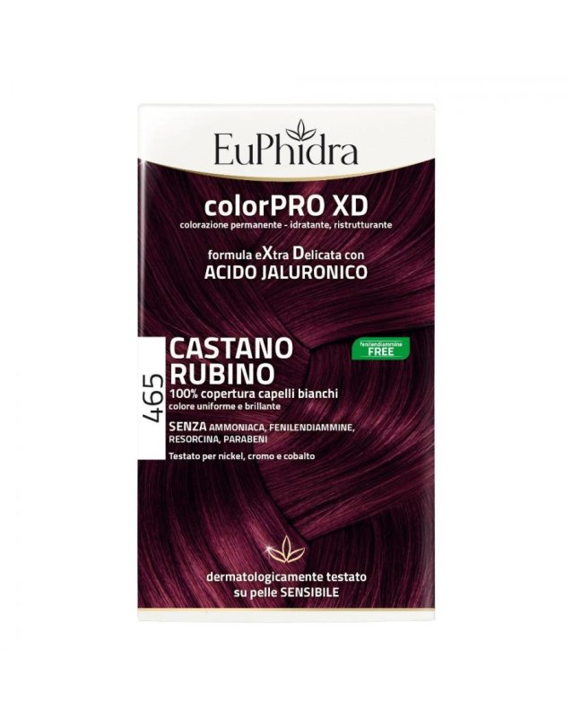 Colorazione Castano Rubino Permanente con Acido Ialuronico Colorazione Castano Rubino Permanente con Acido Ialuronico