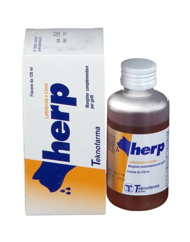 Herp Mangime Complementare Gatti 120ml - Supporto Immunitario Herp Mangime Complementare Gatti 120ml - Supporto Immunitario