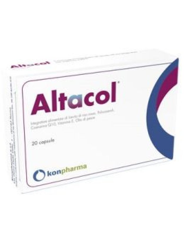 Altacol 20 capsule - Colesterolo e Funzione Cardiaca Altacol 20 capsule - Colesterolo e Funzione Cardiaca