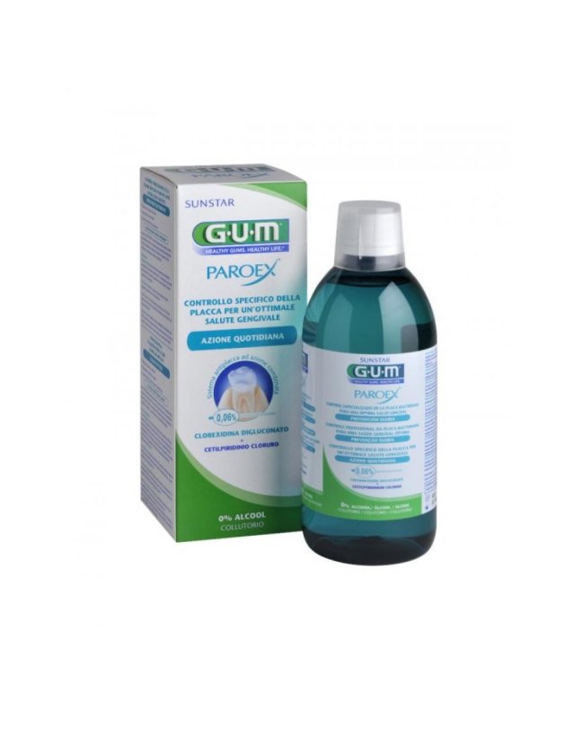 Paroex Collutorio GUM 500ml – Antiplacca e Gengive Sane Paroex Collutorio GUM 500ml – Antiplacca e Gengive Sane