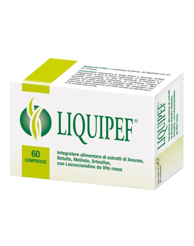 Natural Bradel Liquipef 60 Compresse Drenante Microcircolo