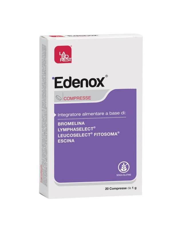 Edenox 20 Compresse - Microcircolo e Drenaggio Linfatico