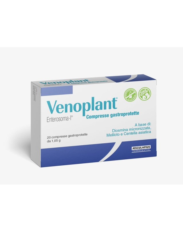 Venoplant 20 Compresse - Circolazione Venosa e Microcircolo Venoplant 20 Compresse - Circolazione Venosa e Microcircolo