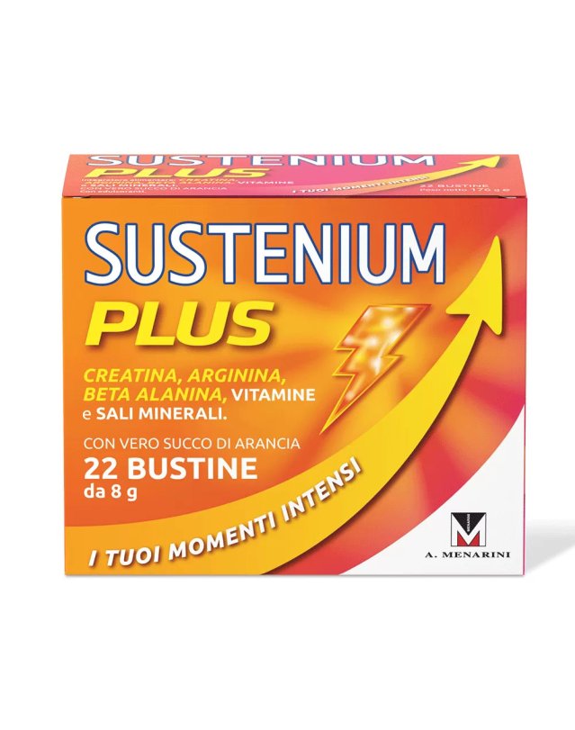 Sustenium Plus Integratore Energizzante Arancia 22 Bustine