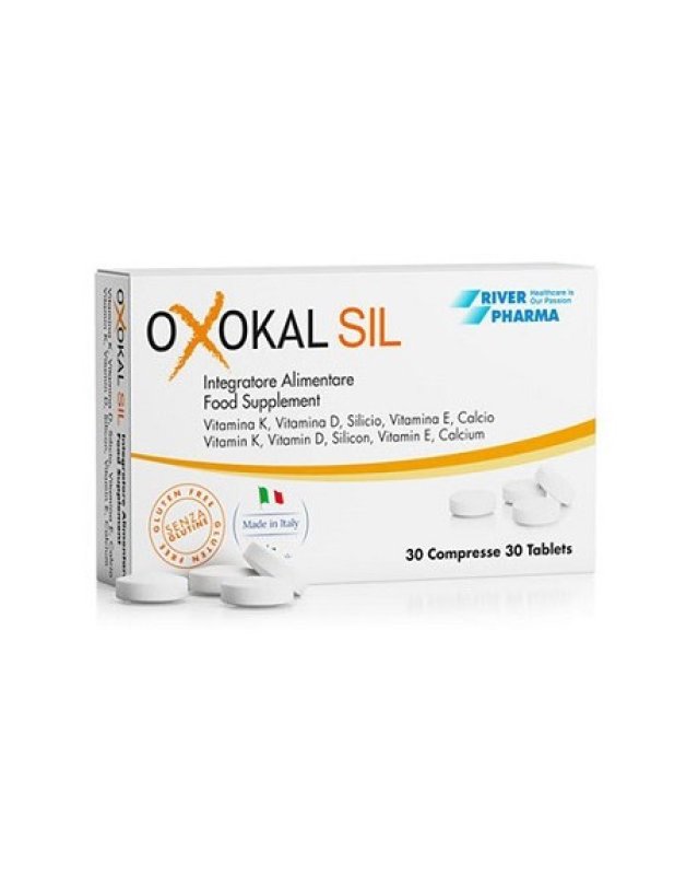 River Pharma Oxokal Sil 30 Compresse per Ossa Normali