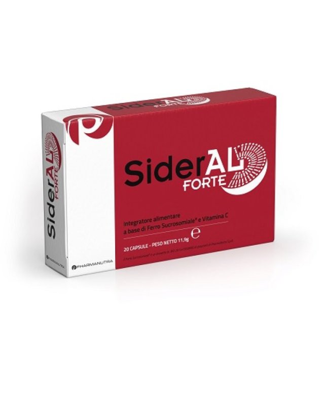 Sideral Forte Integratore Ferro e Vitamina C 20 Capsule