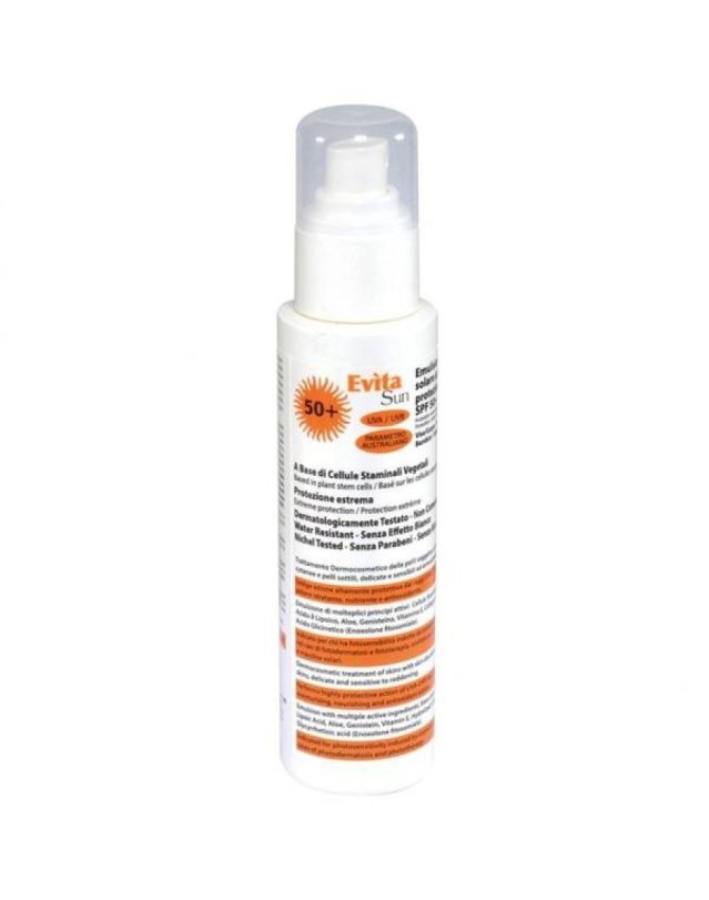 Evita Sun SPF50+ 100ml - Protezione Solare Viso e Corpo
