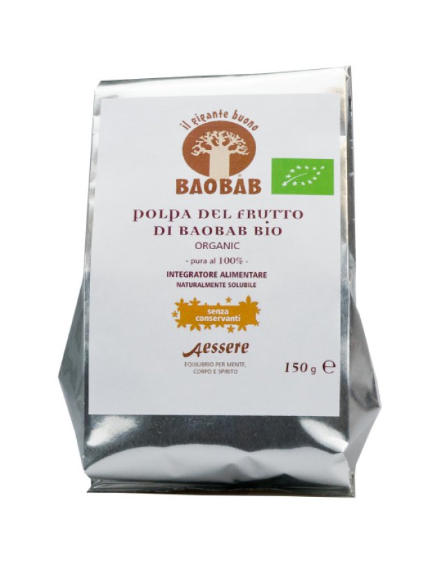 Polpa Baobab Bio 150 g - Ricostituente Naturale senza Glutine Polpa Baobab Bio 150 g - Ricostituente Naturale senza Glutine