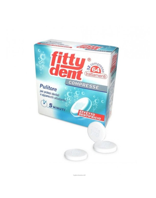 Fittydent 32 Compresse - Pulizia Protesi e Apparecchi Ortodontici